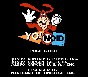 Yo! Noid (USA) screen shot title